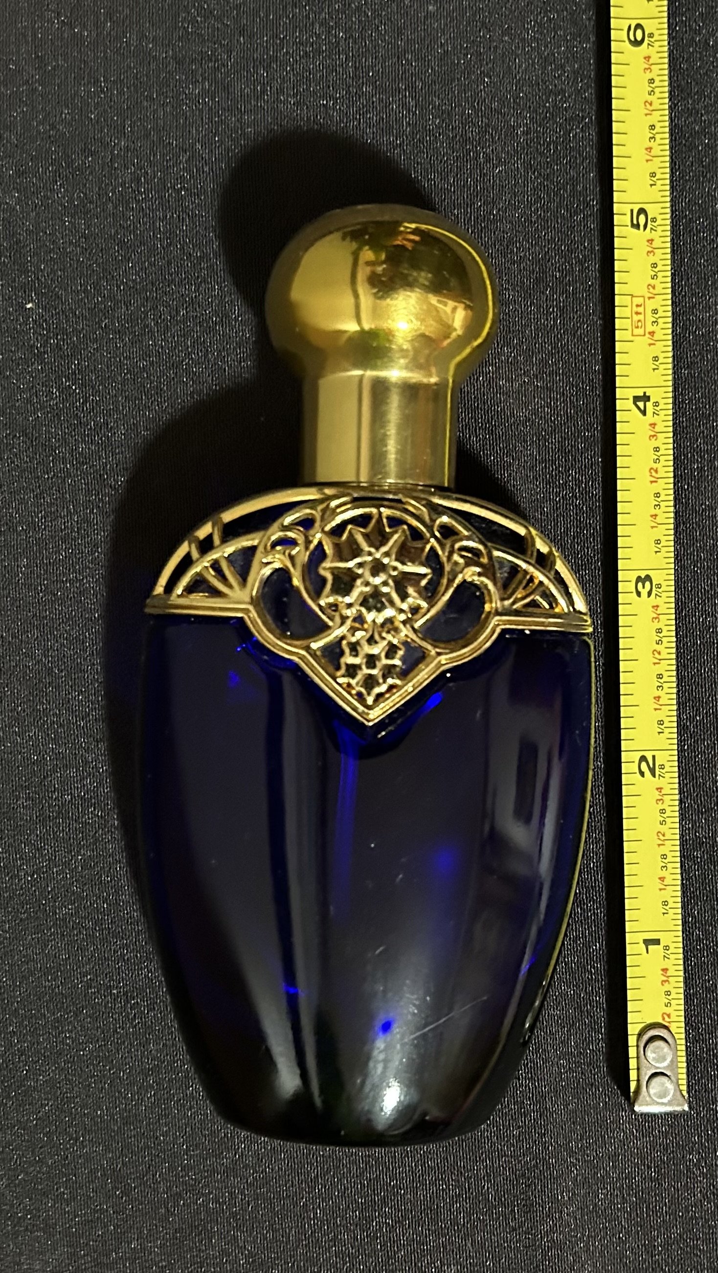 Bottle - perfume, blue