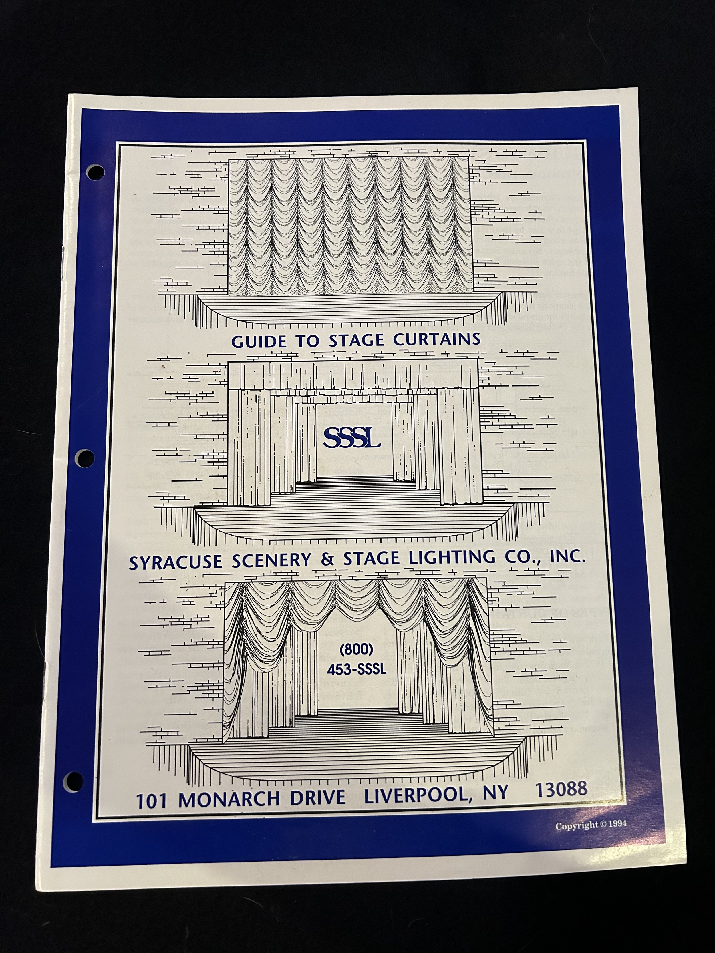 Book - classic stage curtains