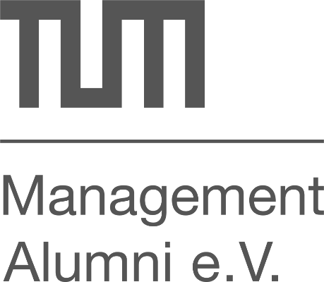 Logo der Organisation Management Alumni e.V. in Schwarz und Grau.