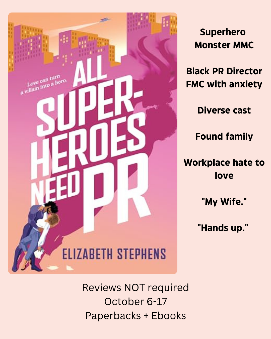 ALL SUPERHEROES NEED PR
