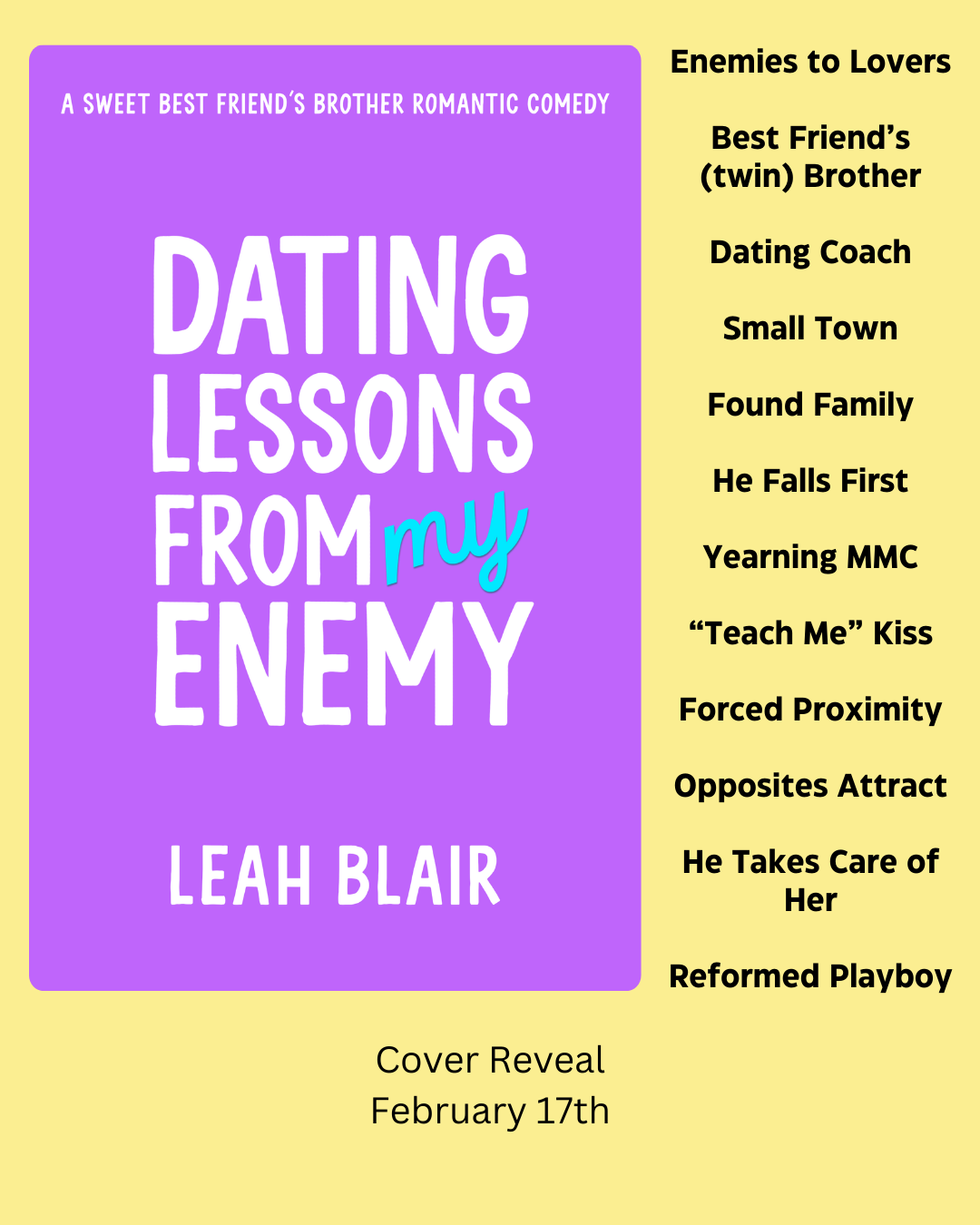 DATING LESSONS FROM MY ENEMY