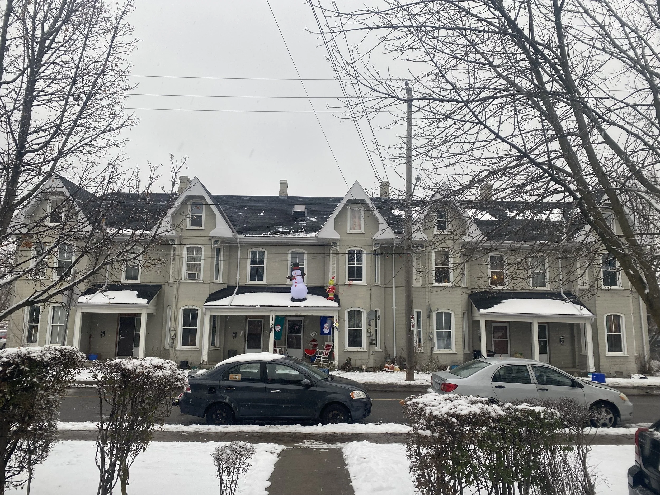 Row houses - Downtown Peterborough HCD Study (Ontario)
