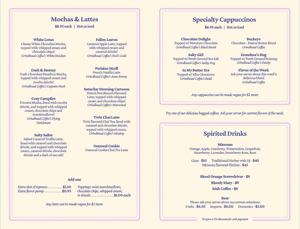 Menu — Butter Café