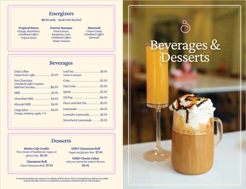 Menu — Butter Café