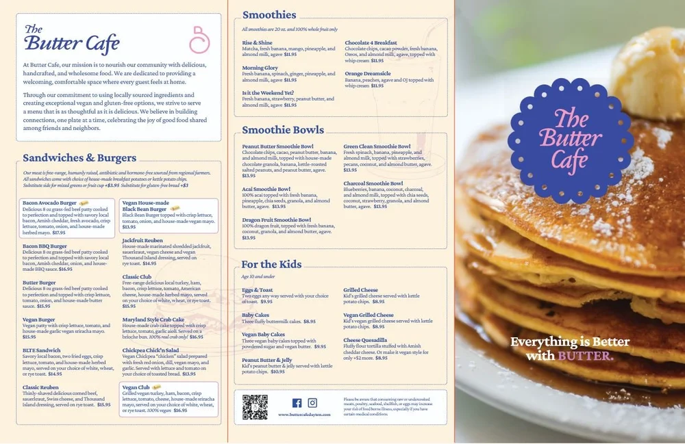 Menu — Butter Café