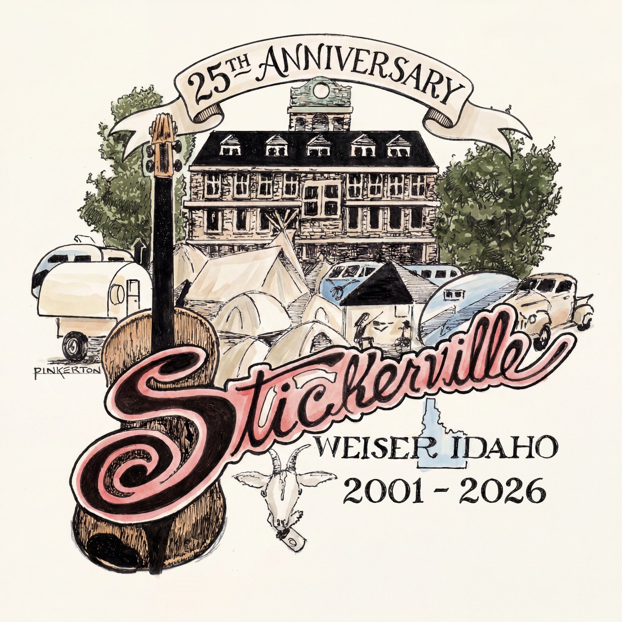 This year we are Celebrating 25 years since we purchased Stickerville, cheers to everyone who has been a part of it so far and here&rsquo;s to the next 25 years! We will have a new commemorative T-shirt design and stickers, are you wild with anticipa