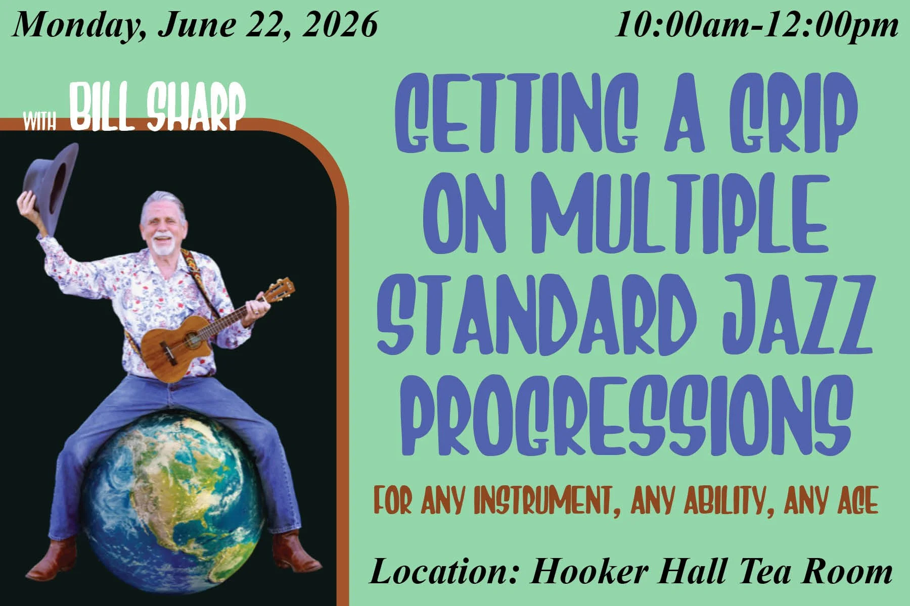 Getting a Grip on Multiple Standard Jazz Progressions with Bill Sharp