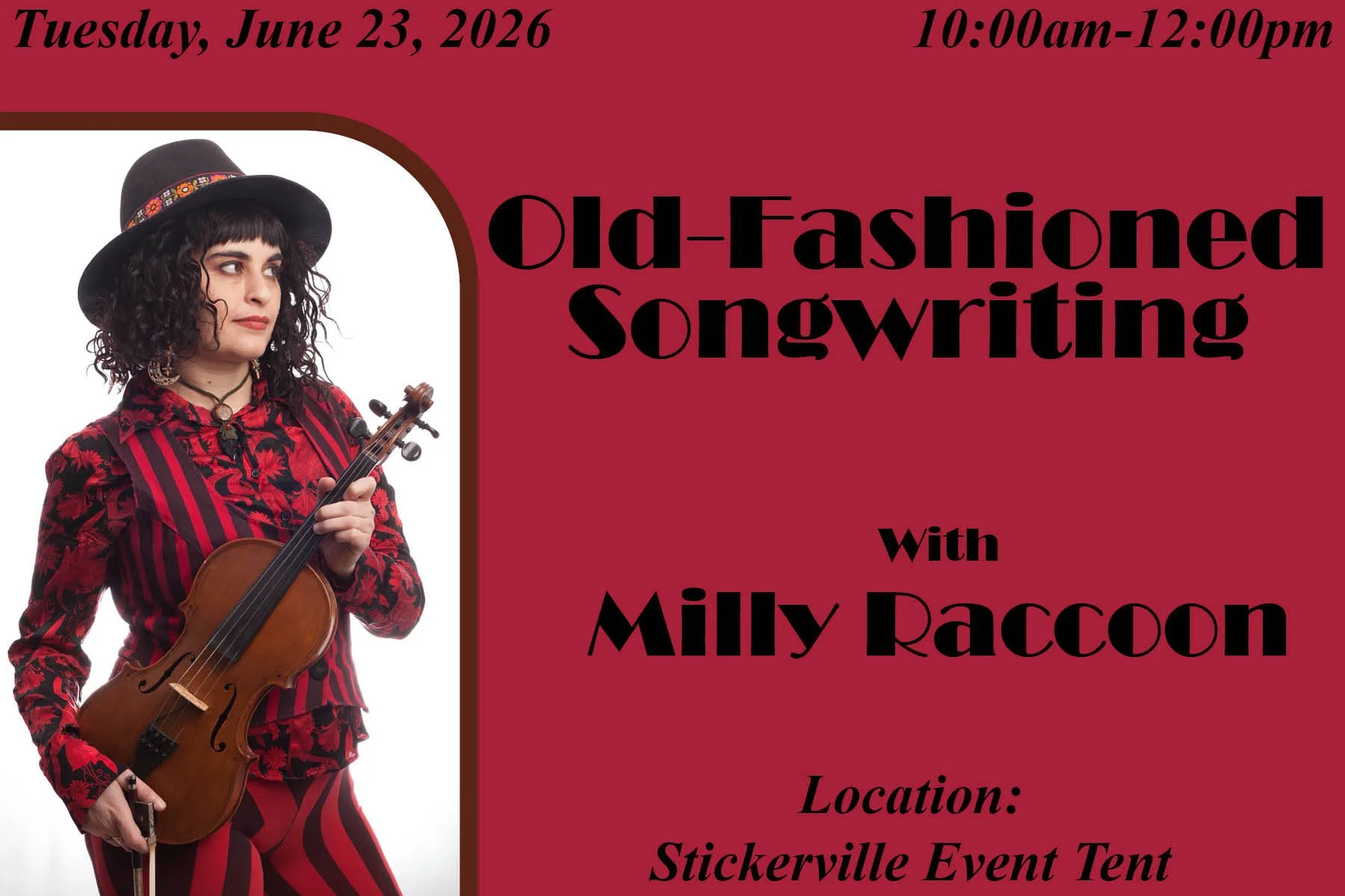 Old-Fashioned Songwriting with Milly Raccoon