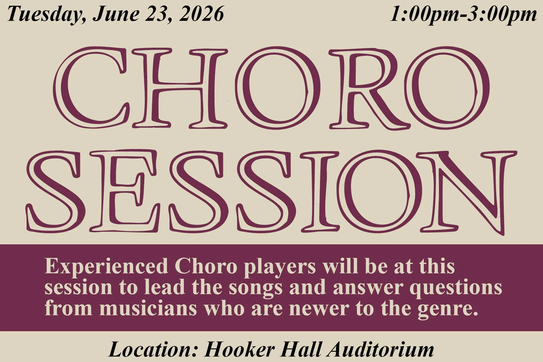 Choro Session