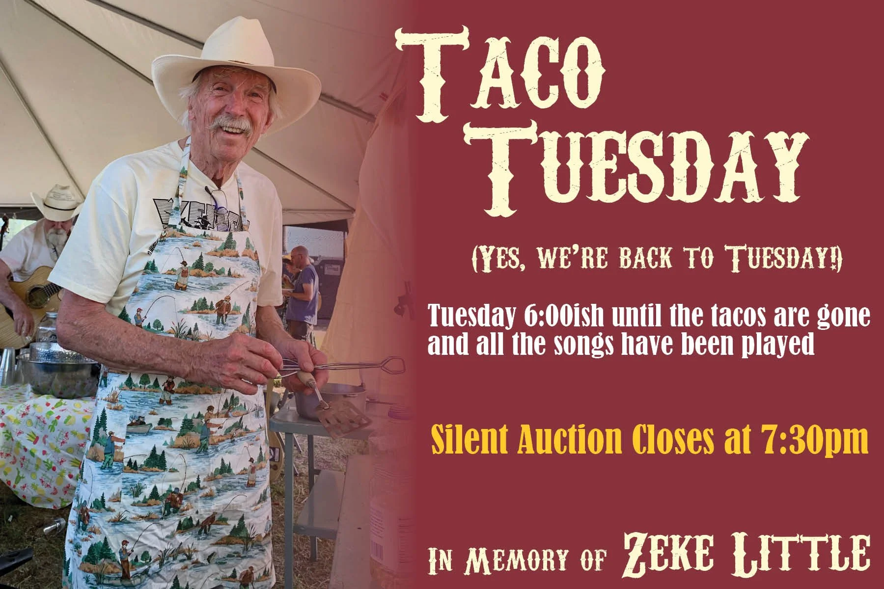 Taco Tuesday in Memory of Zeke Little