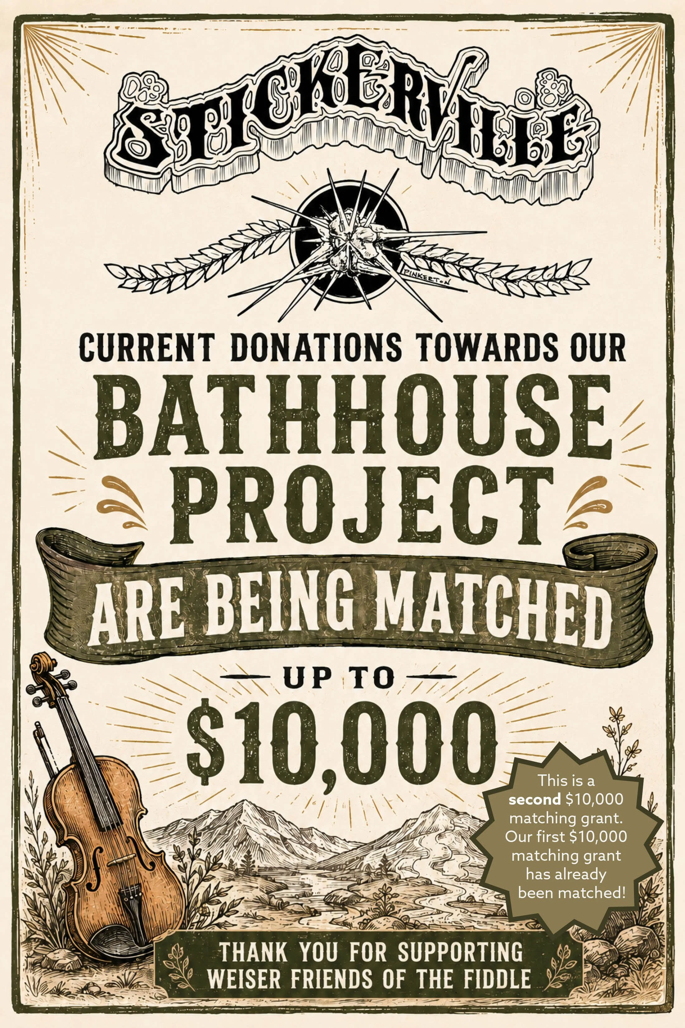 Even though we are saving on labor costs with volunteer labor, it's still expensive to build, especially with the current cost of materials.  Every dollar helps!