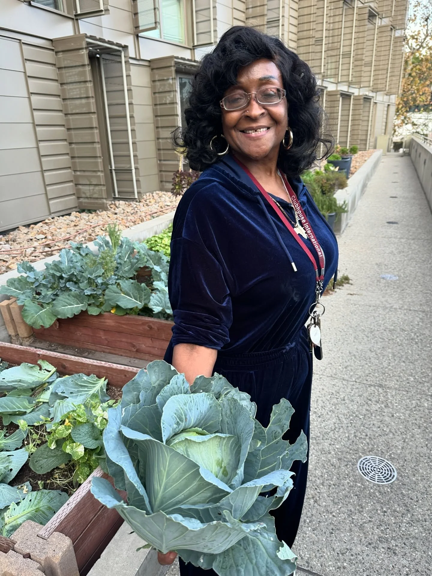 Today&rsquo;s community garden bounty! 🪴 Cilantro, cabbage, oregano 🌿, beautiful nasturtium blooms 🌺 &amp; broccoli 🥦 plant!&nbsp;Another FUN 🤩 day in the garden&mdash;and a reminder that the sun always comes out again! 🌞 Come grow with us!