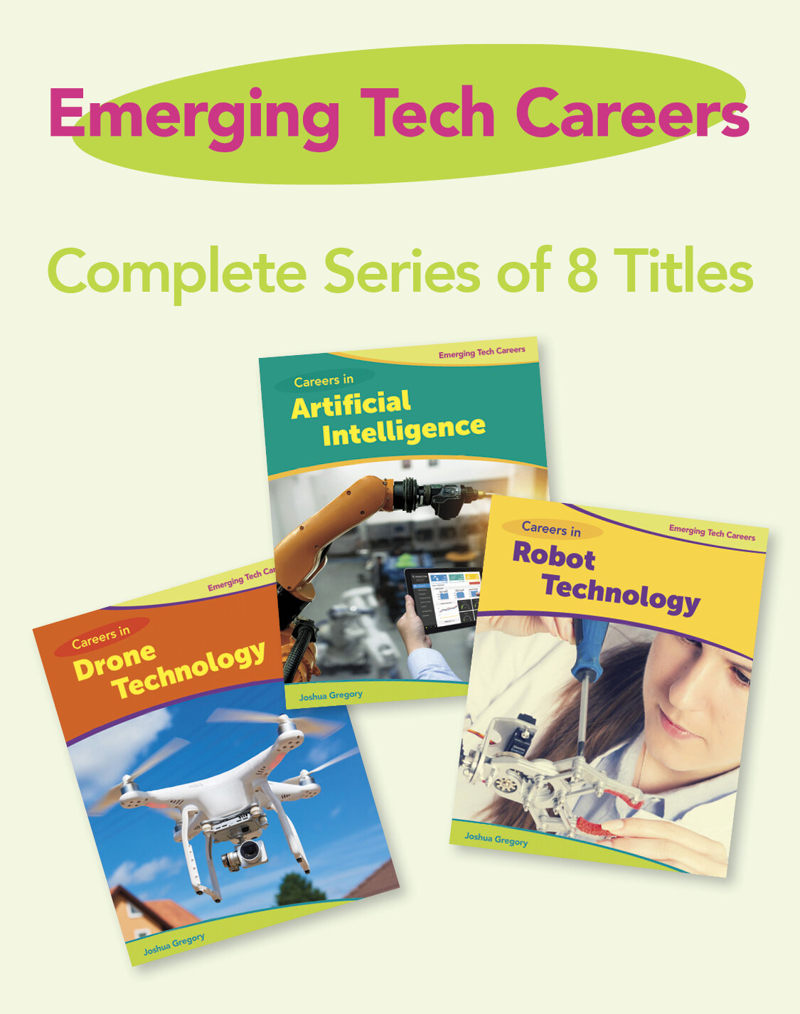 Emerging Tech Careers series of 8 titles