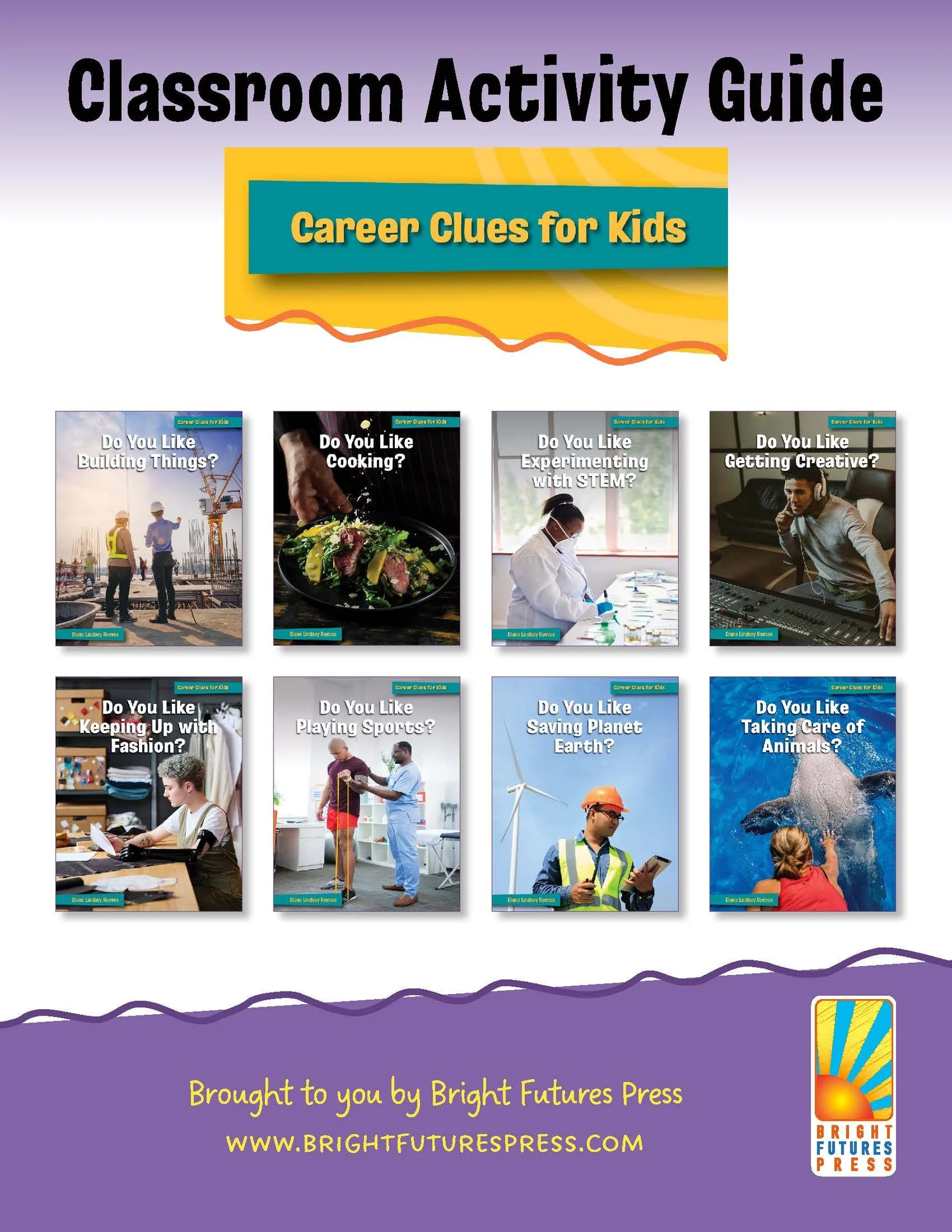 Free Classroom Activity Guides | Bright Future Press Career Exploration ...