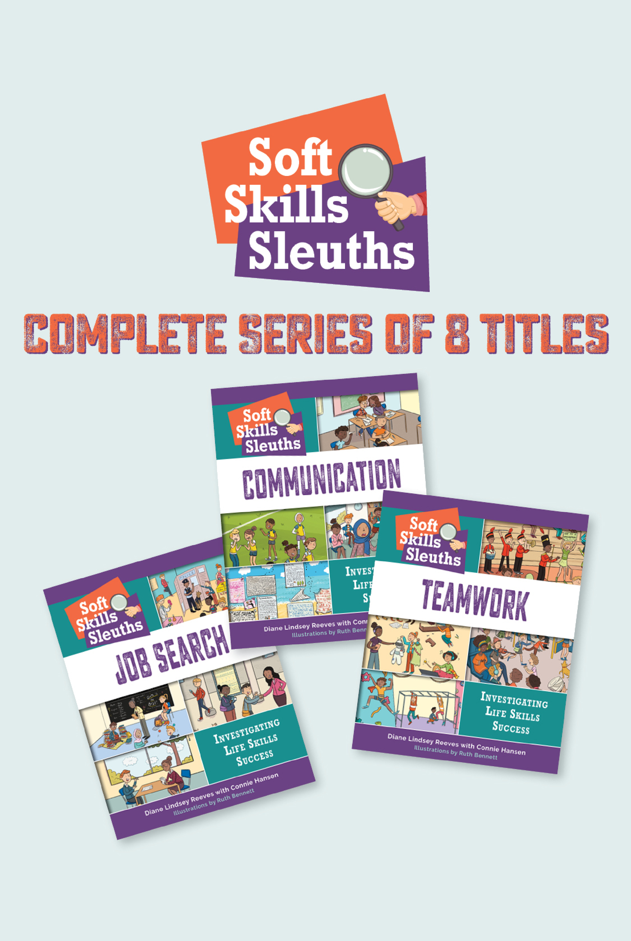 Soft Skills Sleuths  complete series of 8 titles
