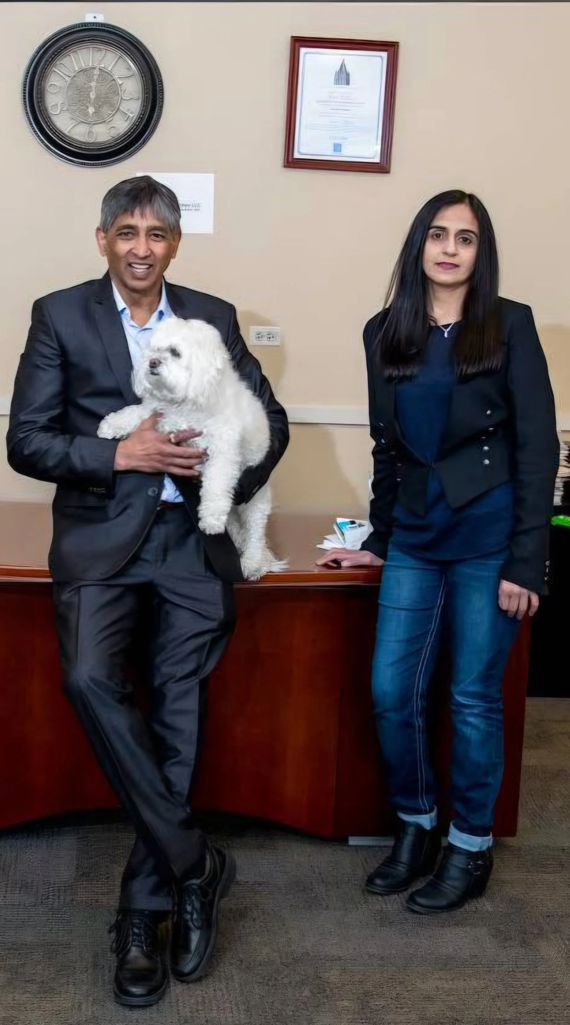 Owners of Luv 2 Insure U, Rajesh and Hetal Desai