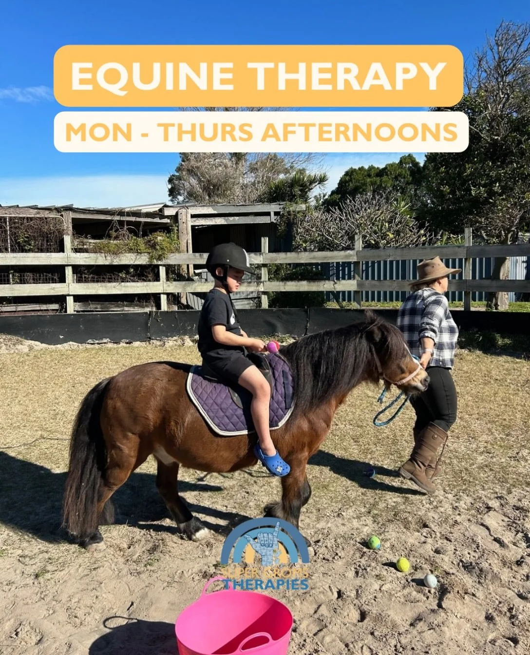 Saddle up for afternoon therapy! 🐴

Did you know our Equine Therapy sessions run Monday through Thursday afternoons?

Beyond the pure joy of being around horses, equine therapy is a sensory and motor powerhouse. The rhythmic movement of riding helps
