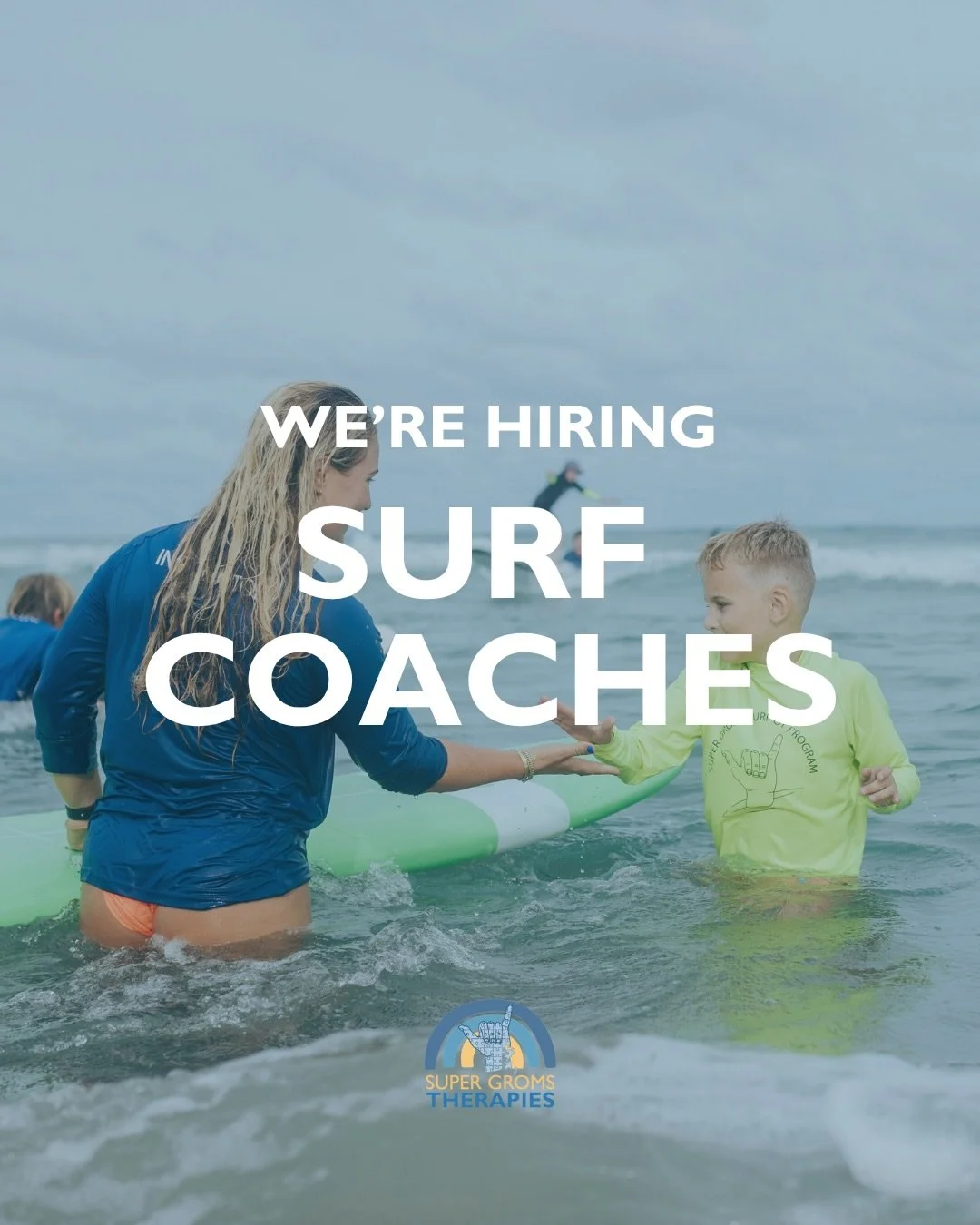 WE&rsquo;RE HIRING SURF COACHES! 🌊

Are you looking for a casual or part-time job down by the beach? We&rsquo;re hiring Surf Coaches to join our Occupational Therapy Surf program, offering disability inclusion services for local families.

Requireme