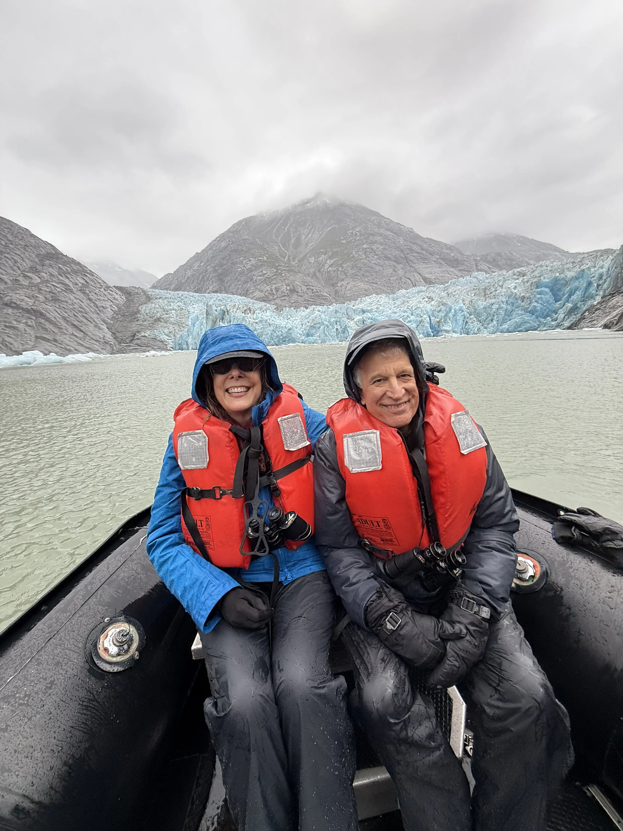 Kim and Jack, Dawes Glacier, Alaska, 2025