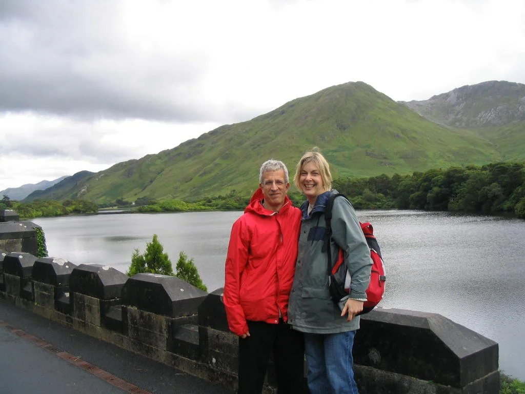 Kim with husband Jack Levy, in Connemara, Ireland, 2009