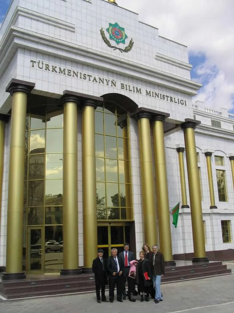 Harriman Institute delegation, Turkmenistan Ministry of Education, 2008