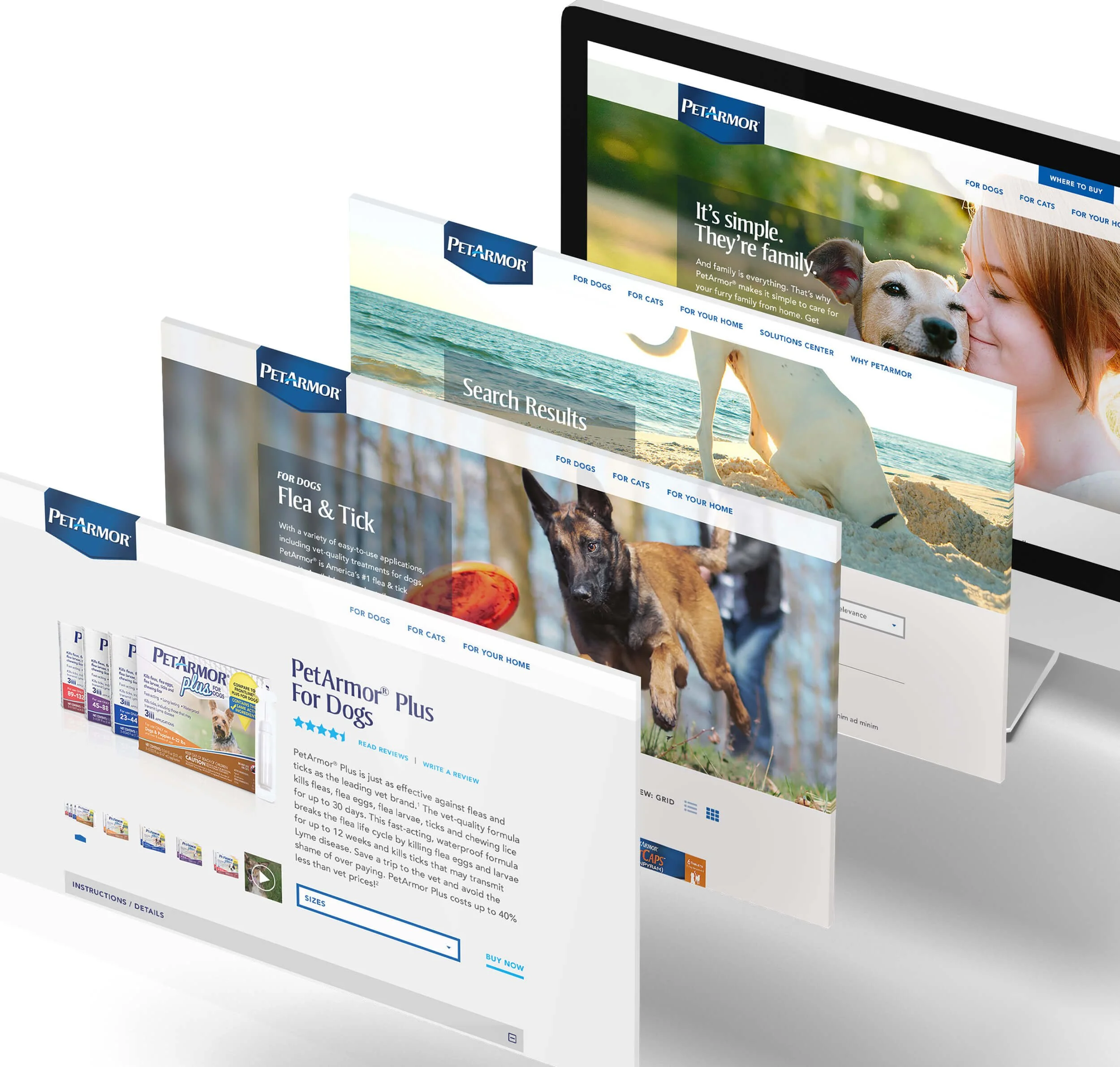 (1/2) PetArmor Responsive Site Redesign