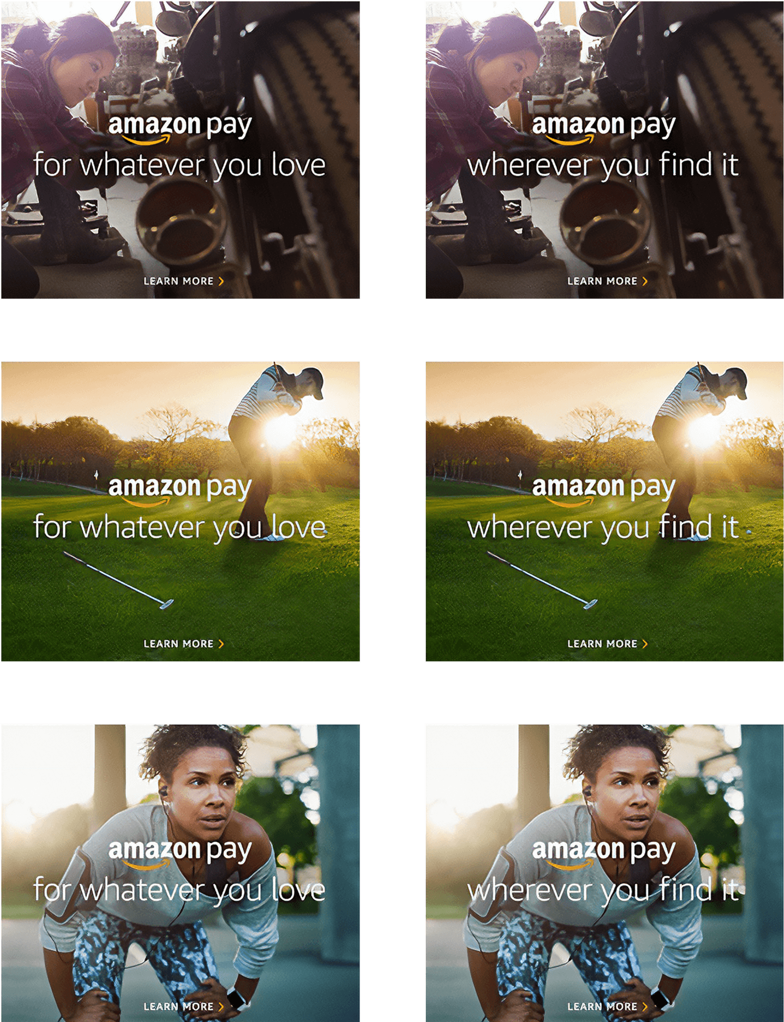 Amazon Pay Launch Animated Web Banners