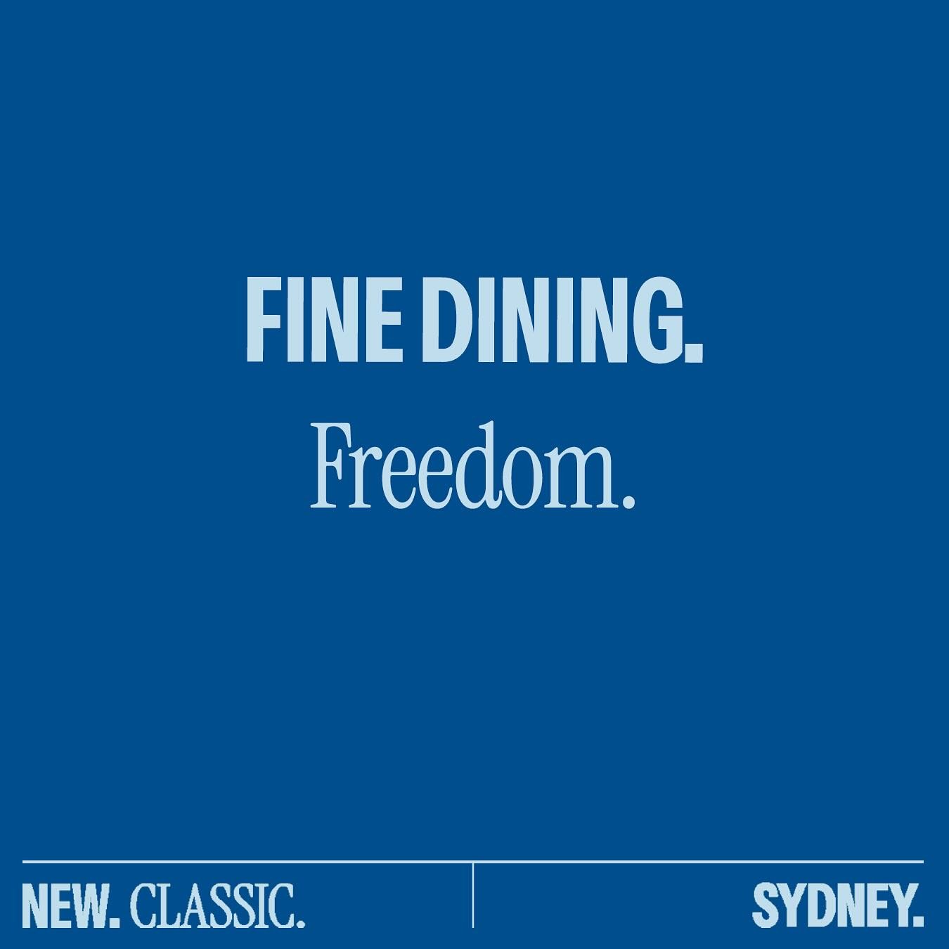 FINE DINING &amp; FREEDOM: Bringing new and classic back together