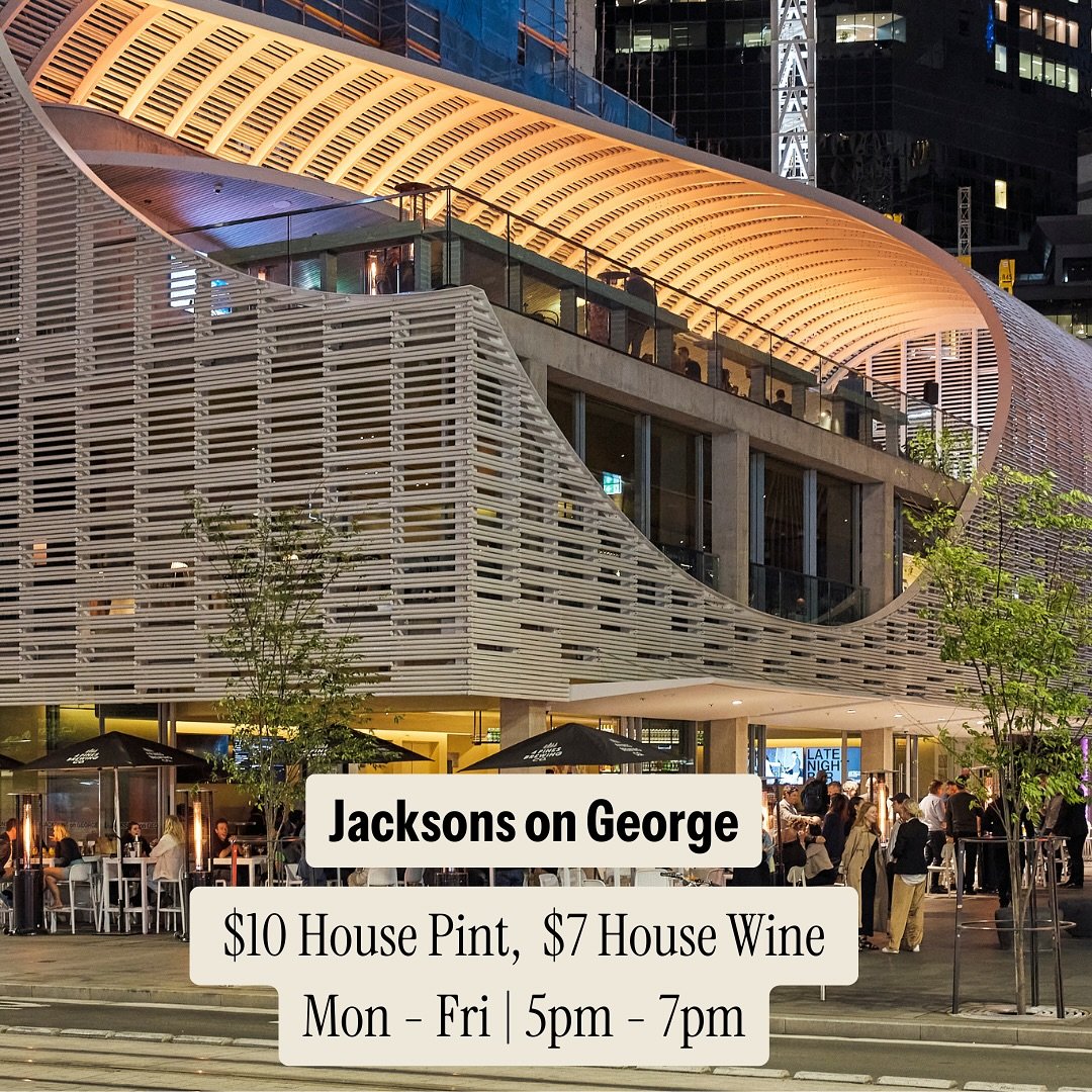 Unwind for the week and enjoy Happy Hour in UpTown! 

📍 Happy Hour on George @jacksons_on_george 
📍 Mini Martini Hour @maybe_sammy_sydney 
📍 Terrace Happy Hour @martinez__sydney 
📍 Happy Hours @threebottleman 
📍 Pizza Hour @customs_house_bar