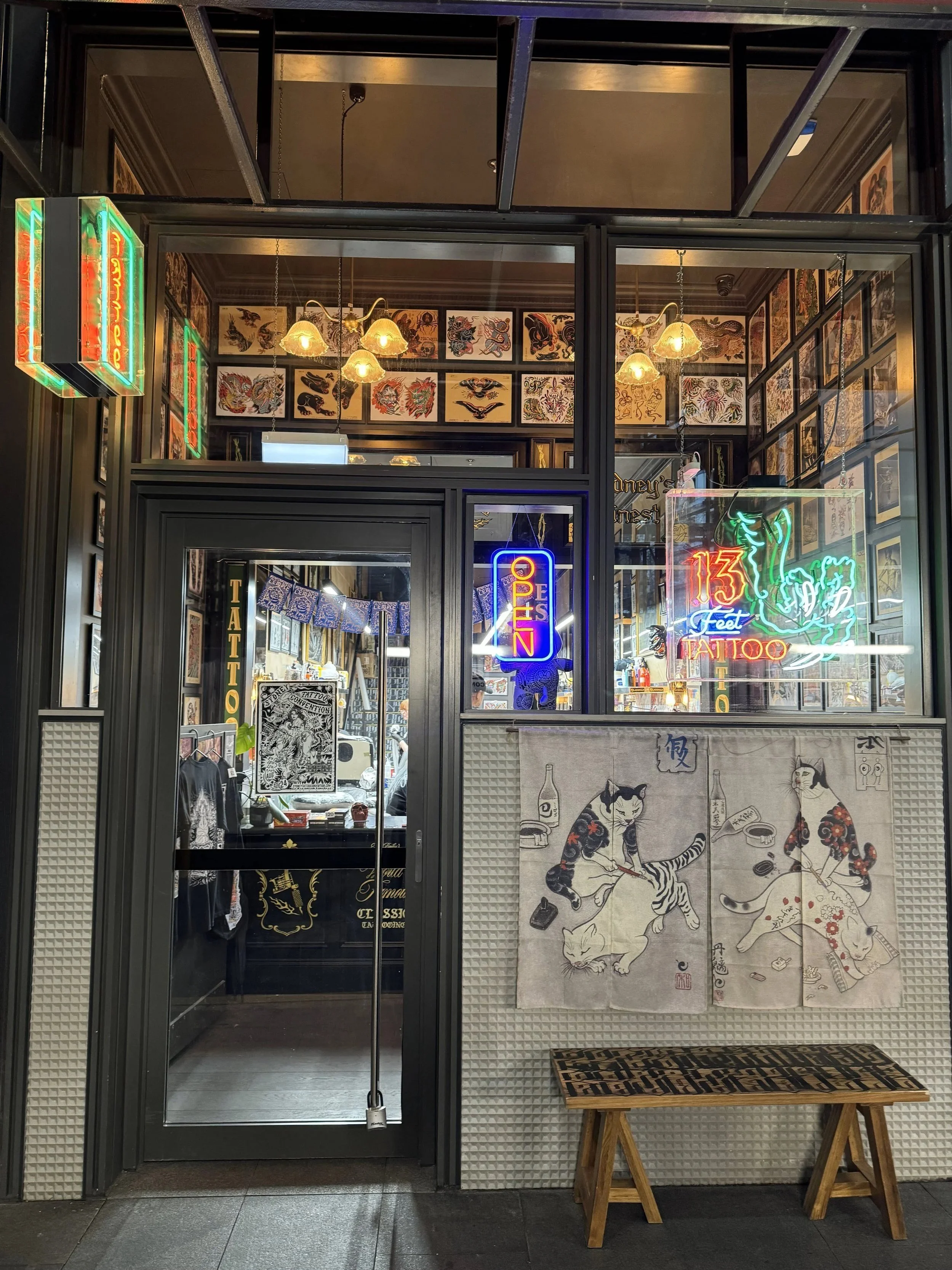   THIRTEEN FEET TATTOO  
  7 Underwood St, Sydney NSW 2000  
 DISCOVER 