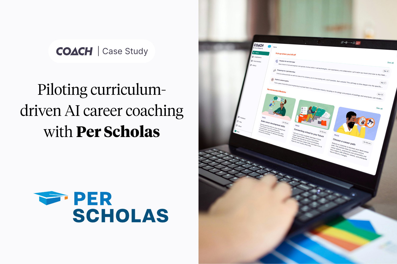 Piloting curriculum-driven AI career coaching with Per Scholas