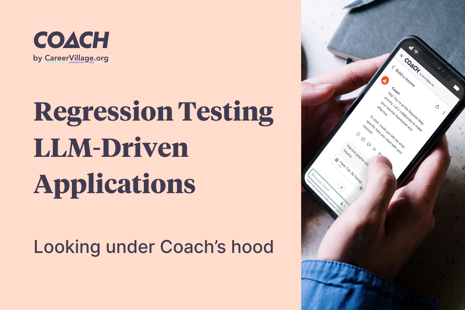 title image: Regression testing LLM-driven applications