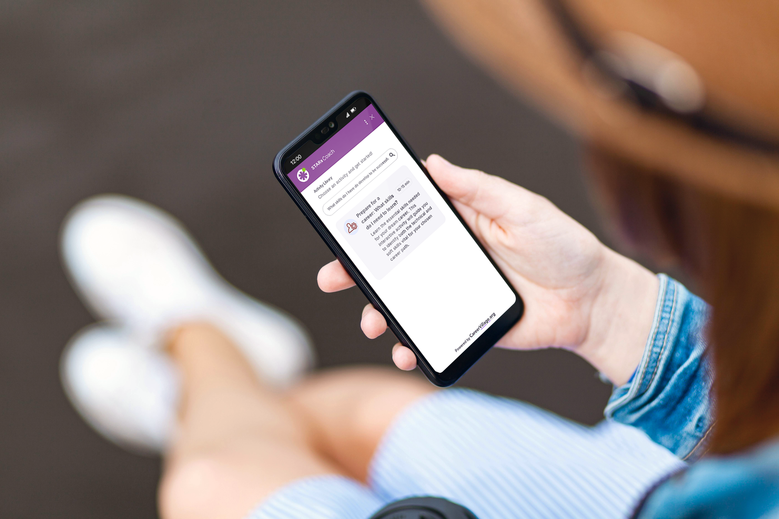 Photo: Coach on a mobile phone