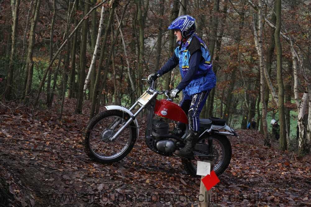 Terry Sewell of Team Greeves on his highly modified Greeves Anglian