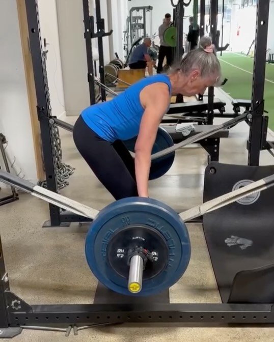 Rose smashing her rack pulls with 6x 60kg and 6x 62kg under Coach Harriett&rsquo;s guidance! 🔥 
Stronger every session 💪 @harriettwells__ 

#RackPulls #StrengthTraining #TasmanPerformance #CoachHarriett #Progress #LiftHeavy #StrongGoals💪