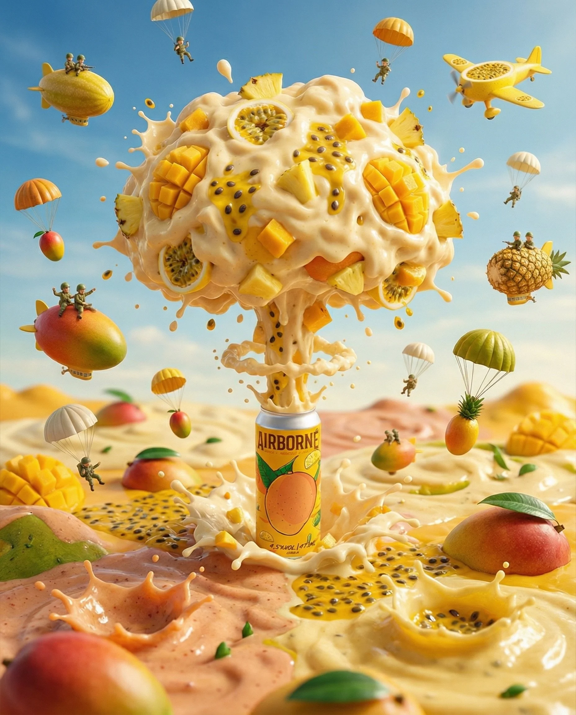 Declara&ccedil;&atilde;o oficial: est&aacute; decretada a guerra contra a cerveja sem gra&ccedil;a 🚨⚠️💥

Nossa muni&ccedil;&atilde;o? Manga. Abacaxi. Maracuj&aacute;.

Uma bomba c&iacute;trica de sabor, explos&otilde;es de fruta por todos os lados 