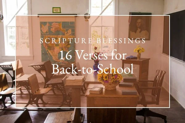 16 Verses for Back to School