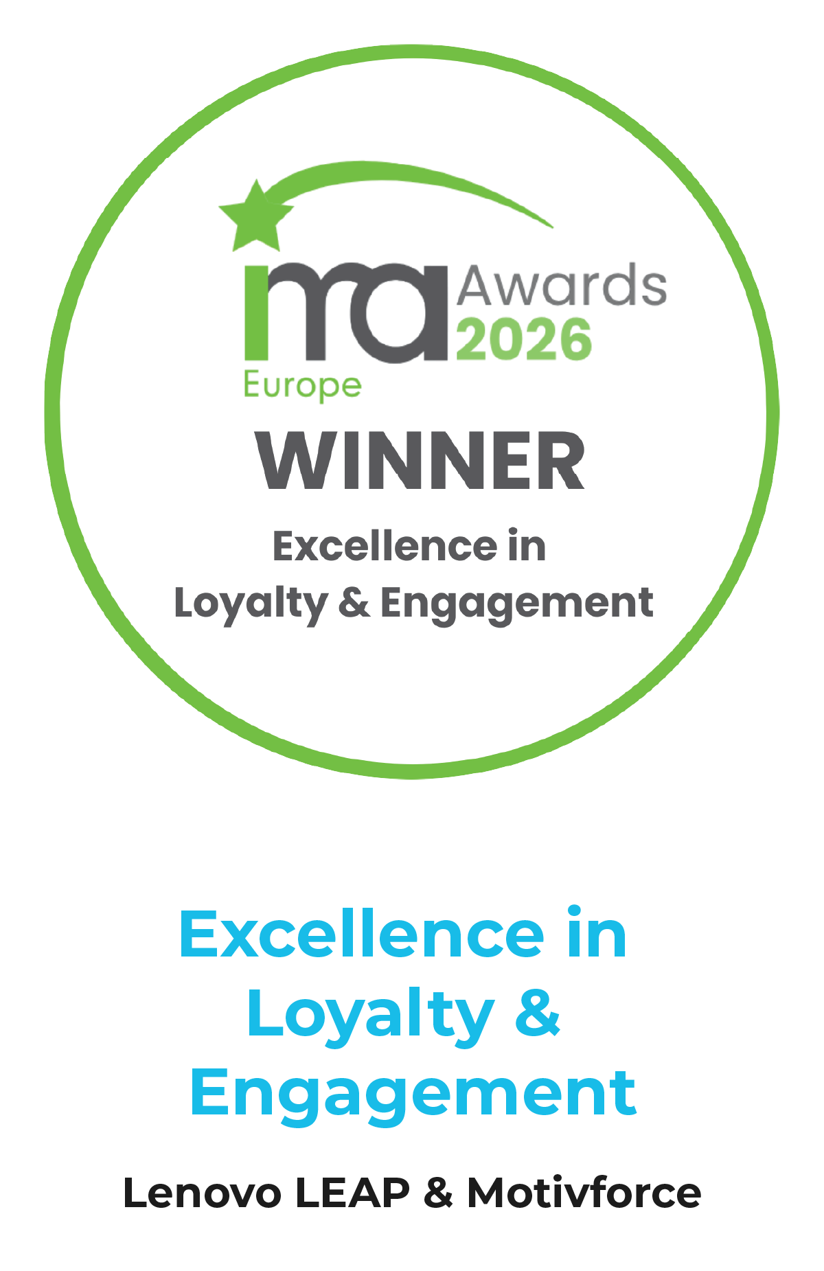 IMA Europe Awards badge