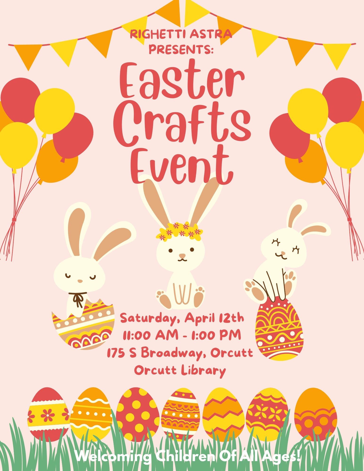 Orcutt Library Easter Crafts