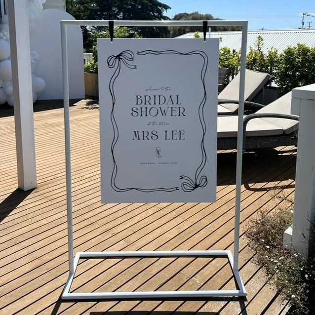 Elegant, whimsical, and oh-so-chic! ✨

Custom signage to add the perfect finishing touch to this beautiful bridal shower 🥂

#BridalShower #EventSignage #CustomDesigns #HensParty #BridalShowerSignage