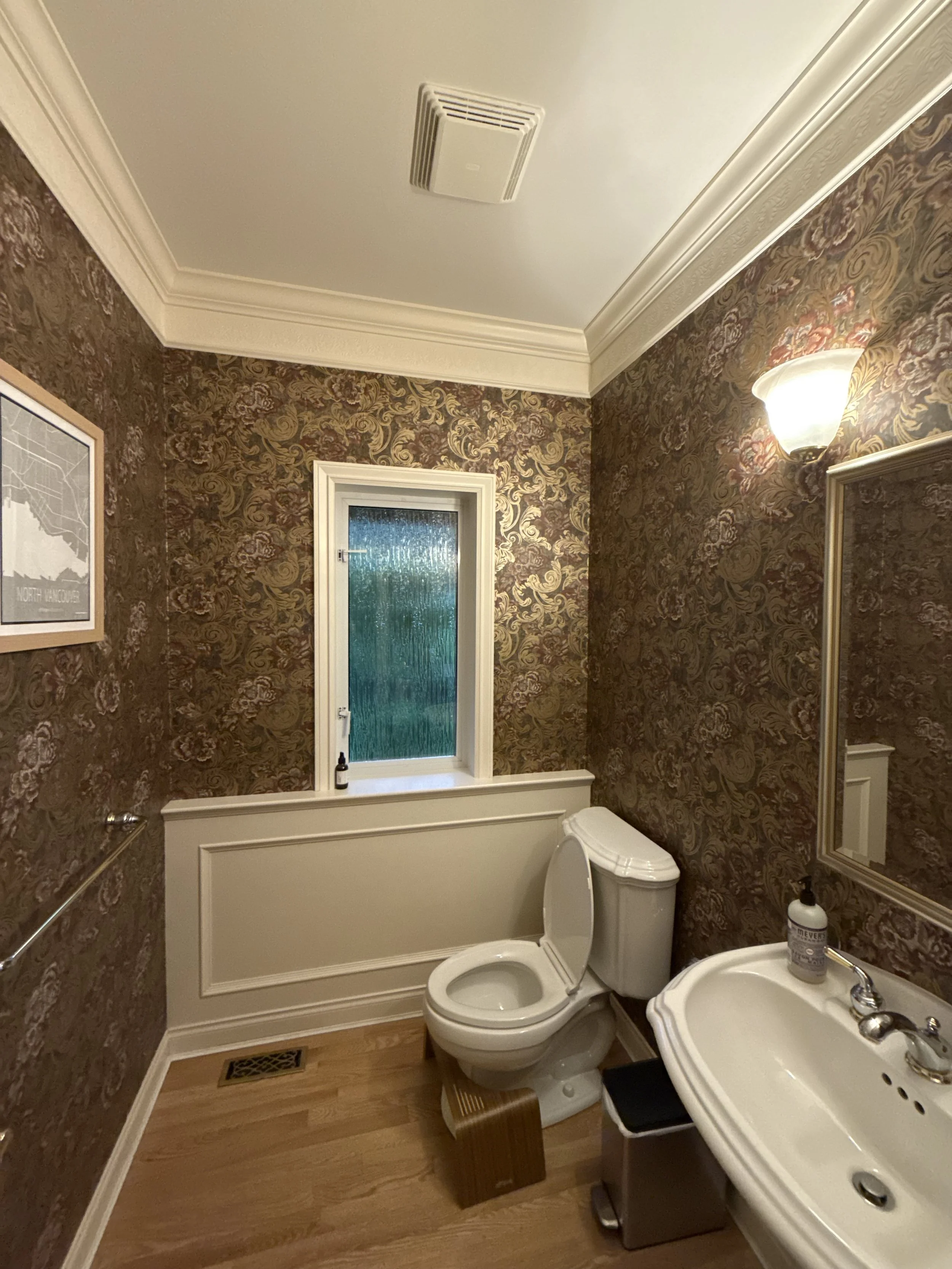 before picture, interior painting, North Vancouver painters, 