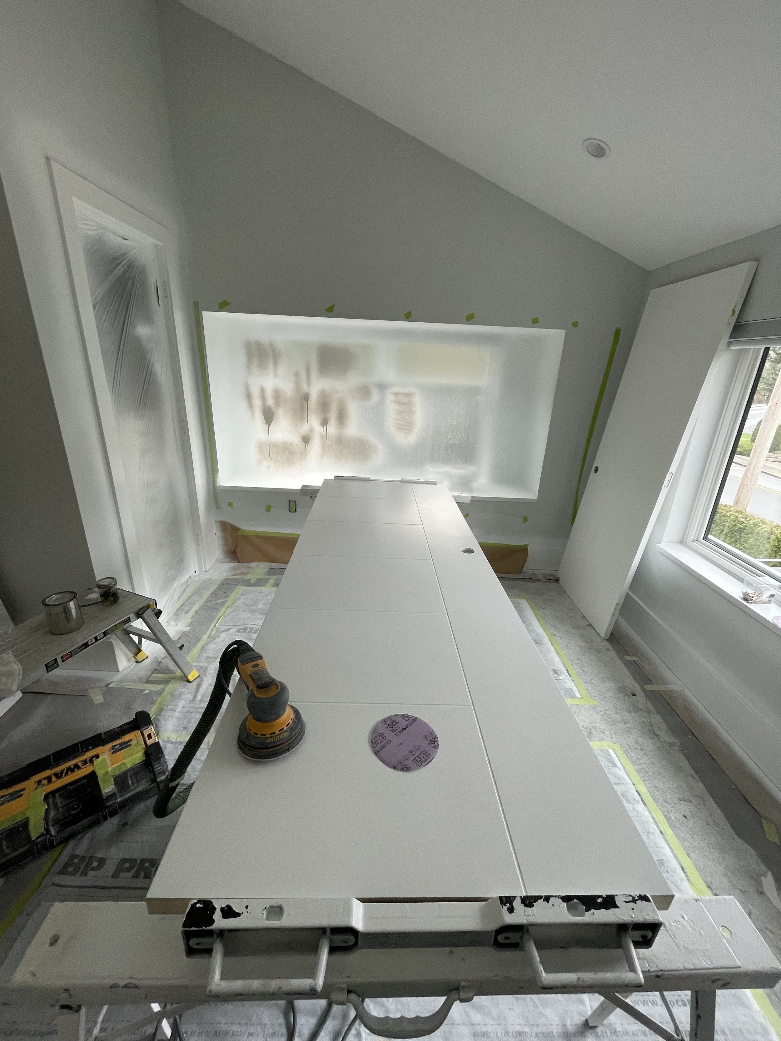 mirka-sander-prep-painting-north-vancouver