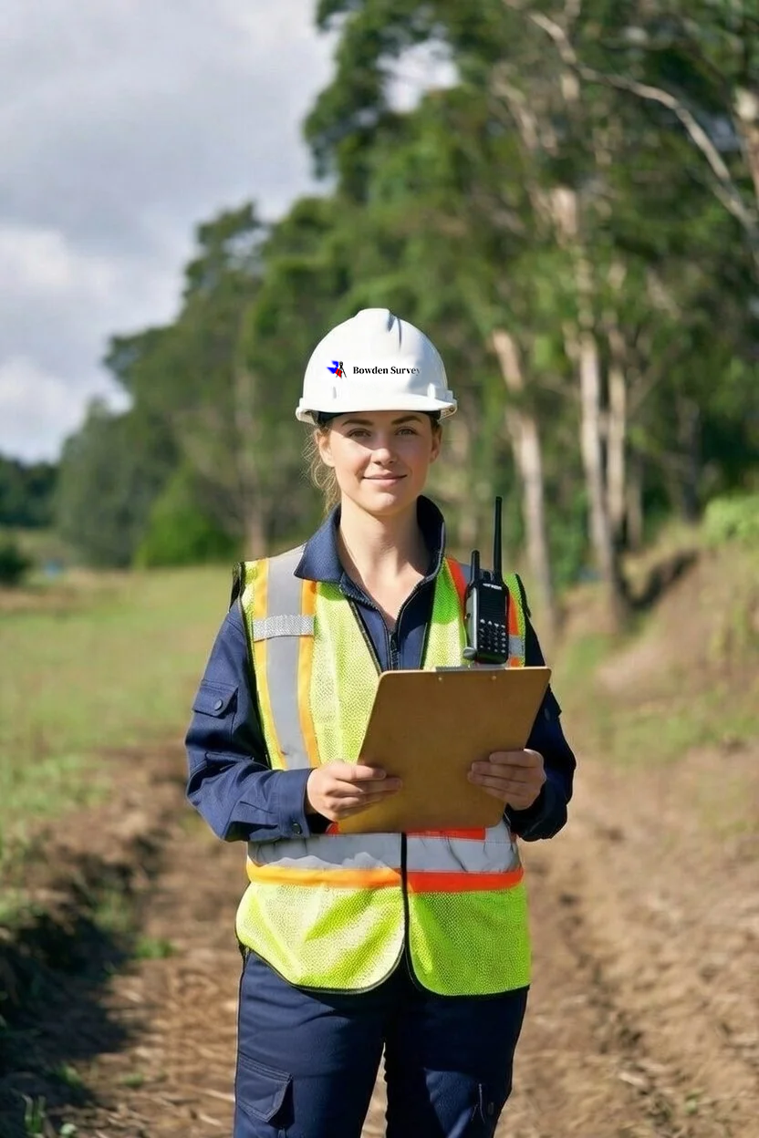 houston site inspection Land surveying services, Bowden Survey, professional surveyor, construction site safety.