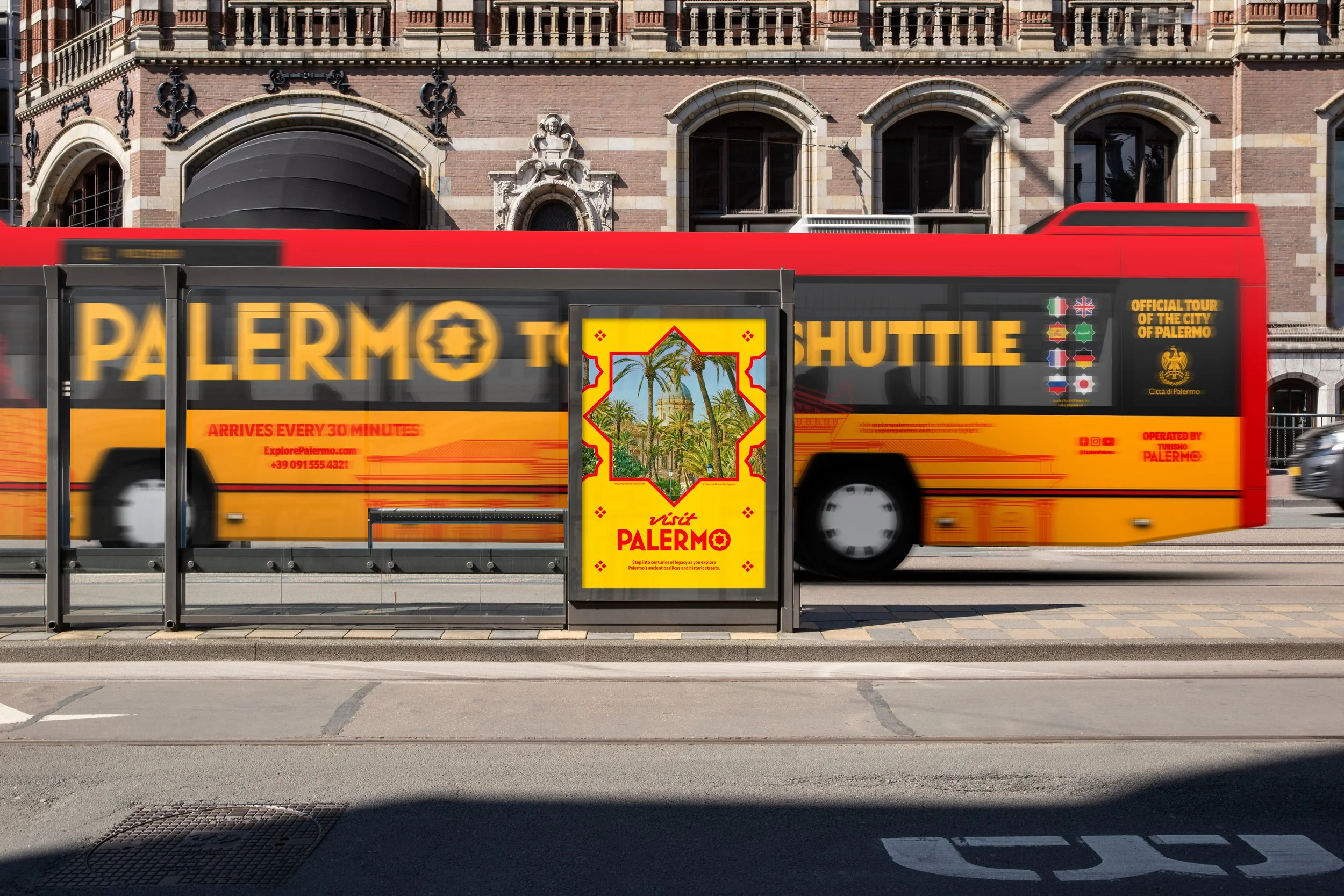 An image of Palermo City Tour Bus