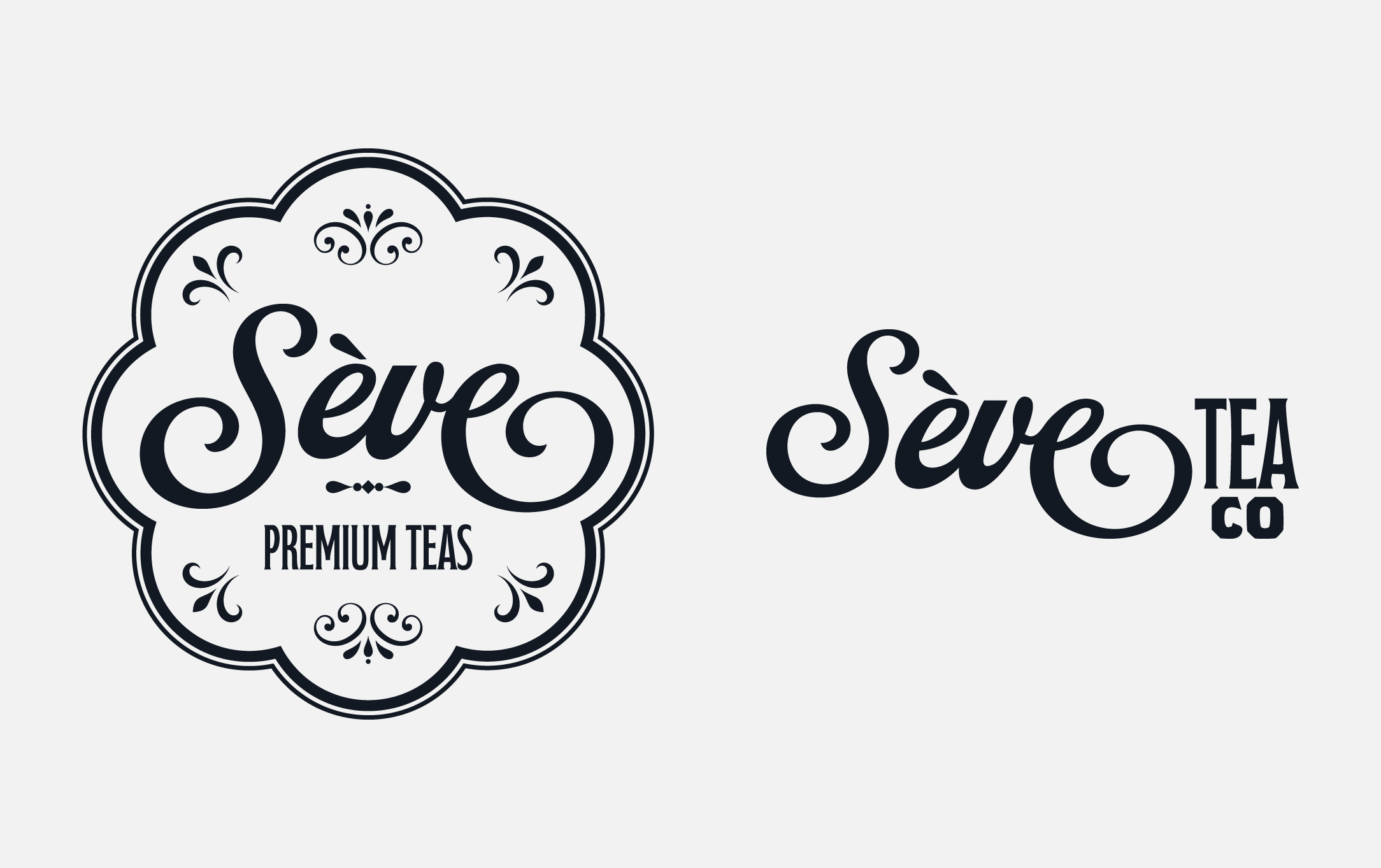 Sève Premium Teas and Sève Tea Co Brand Logo