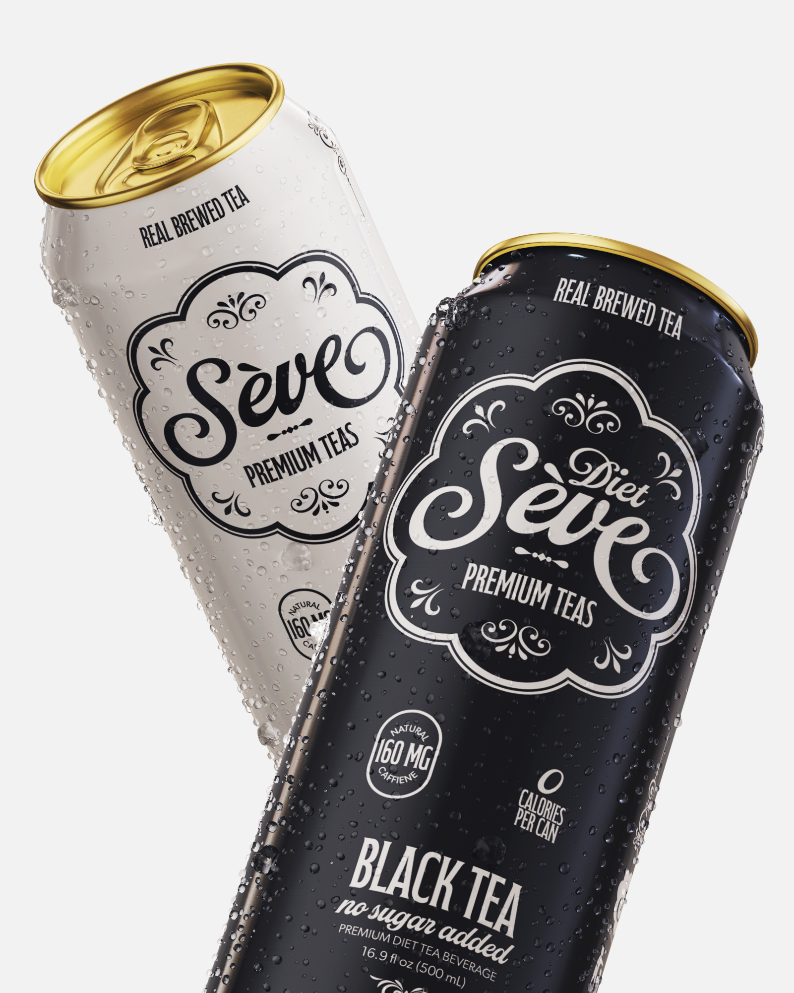 Sève Black Tea Cans