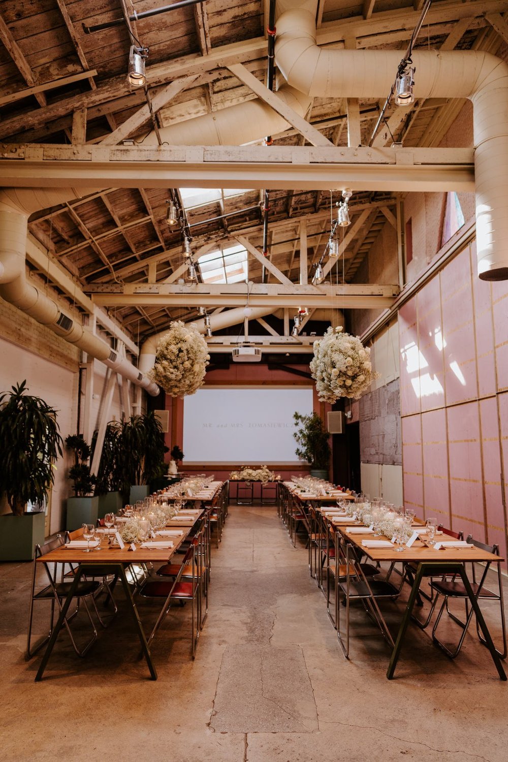 Grass Room DTLA Wedding Reception, Whimsical floral reception decor, Photo by Tida Svy, Los Angeles Wedding Photographer