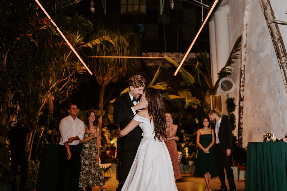 Grass Room DTLA Wedding reception, photo by tida svy, los angeles wedding photographer