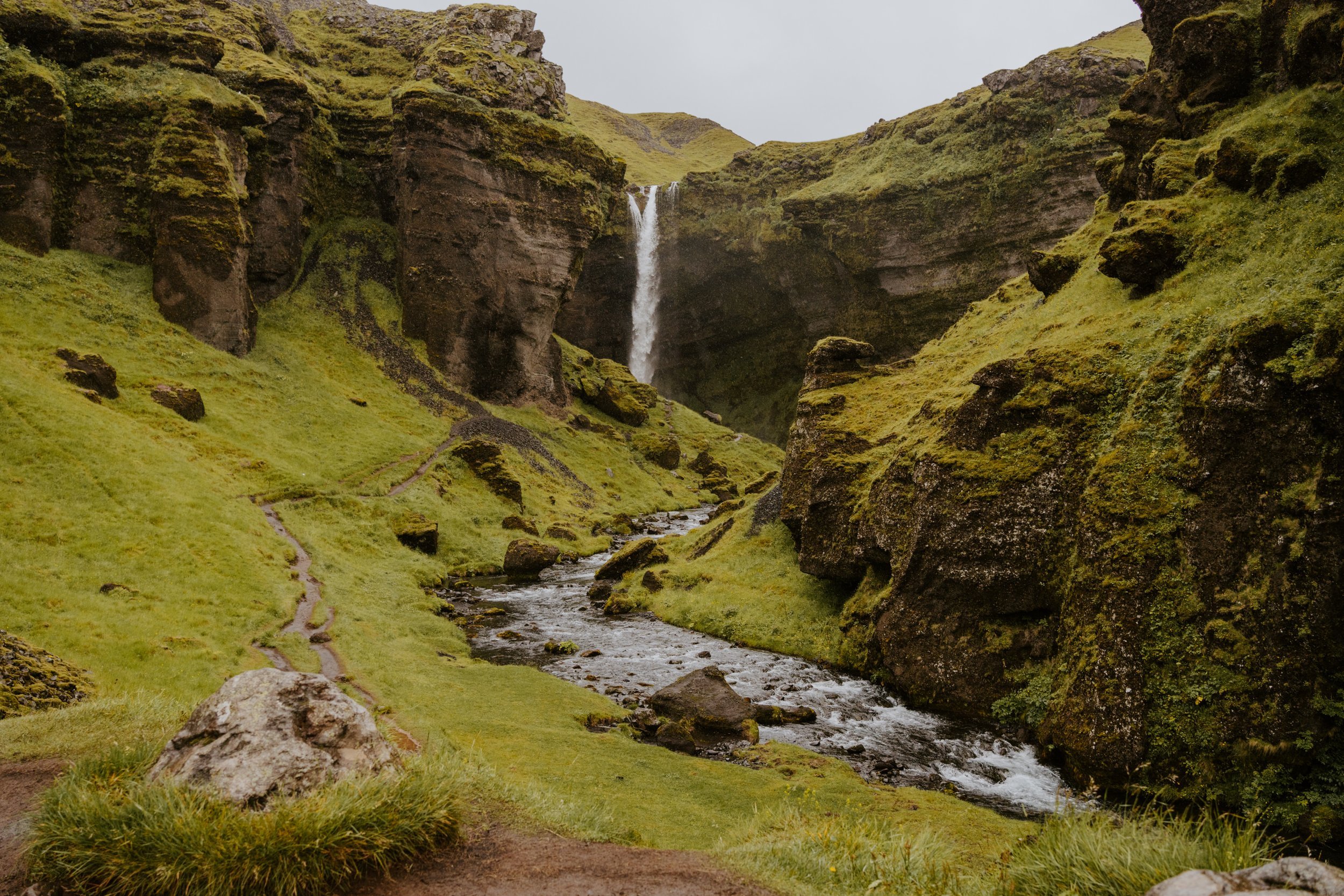 Iceland Waterfall Elopement Photography by Tida Svy