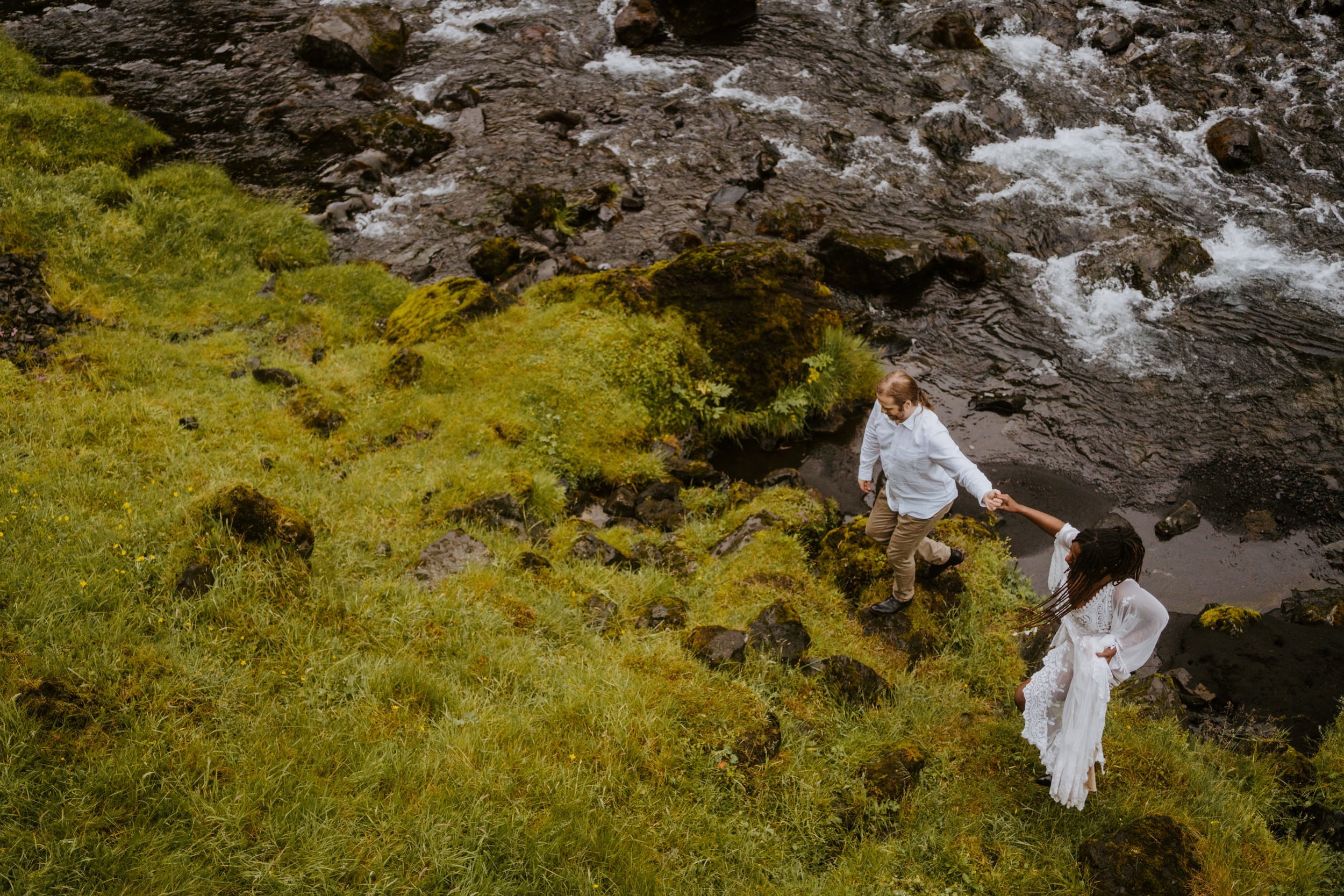 Iceland Waterfall Elopement | Iceland Elopement Photographer | Photography by Tida Svy